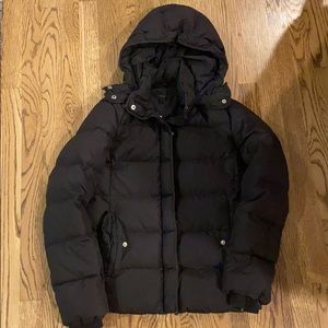 JCrew puffer jacket with detachable hood